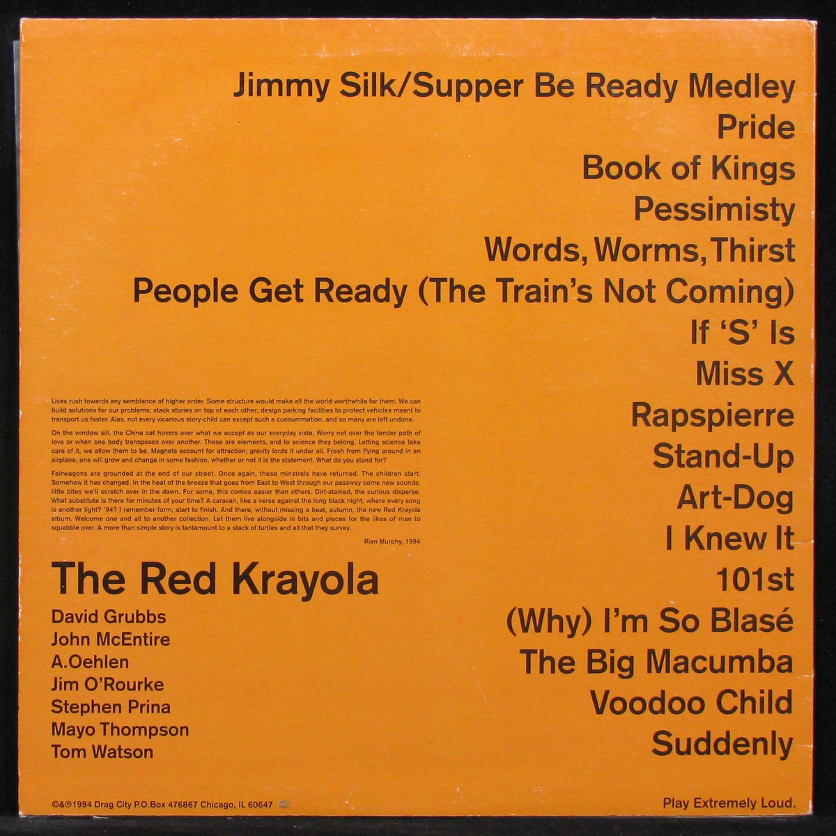 LP Red Krayola — Red Krayola фото 2