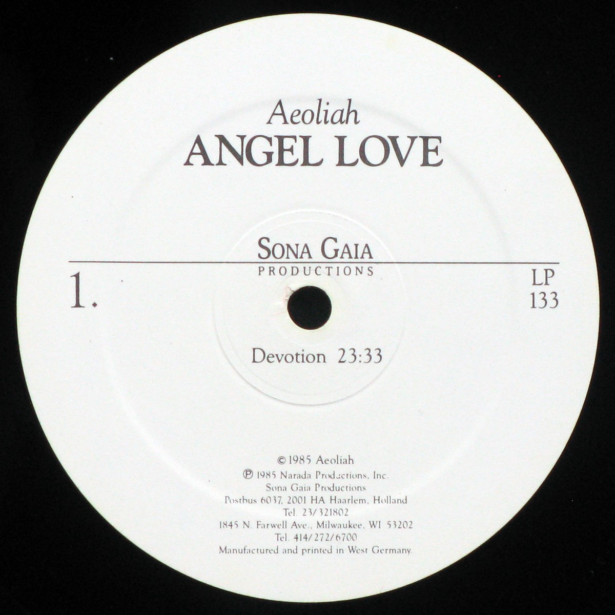LP Aeoliah — Angel Love фото 2