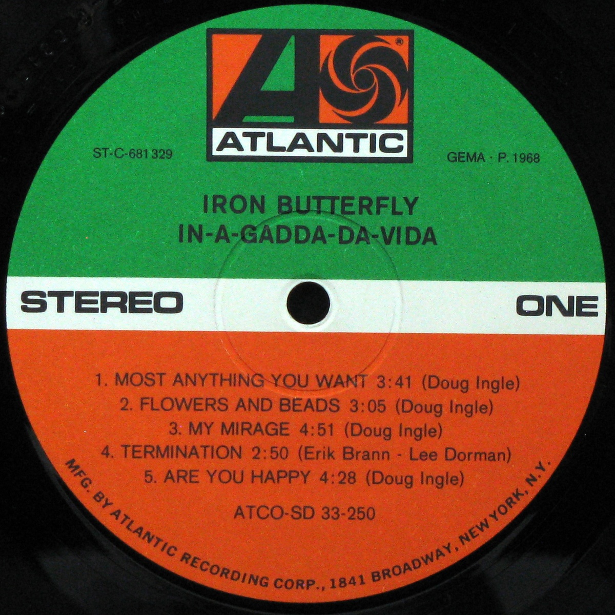 LP Iron Butterfly — In-A-Gadda-Da-Vida фото 2