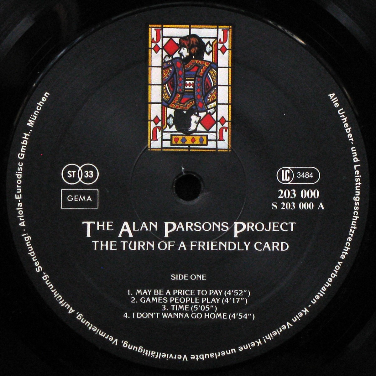 LP Alan Parsons Project — Turn Of A Friendly Card фото 2