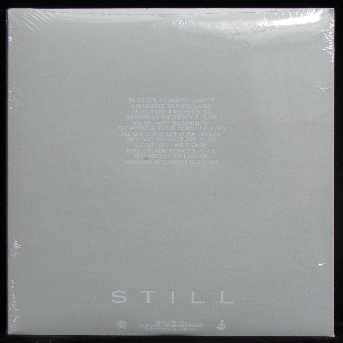 LP Joy Division — Still (2LP) фото 2