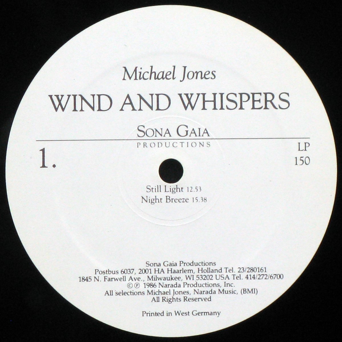 LP Michael Jones — Wind & Whispers фото 2