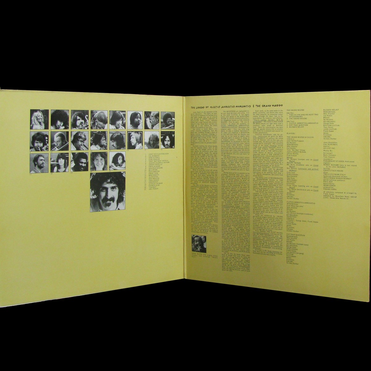 LP Frank Zappa / Mothers — Grand Wazoo фото 3