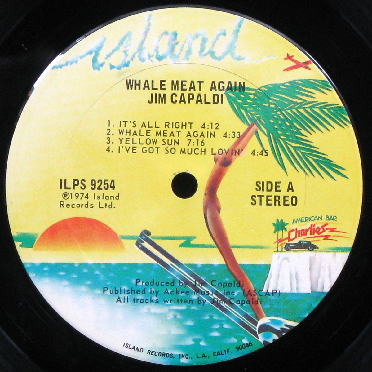 LP Jim Capaldi — Whale Meat Again фото 2
