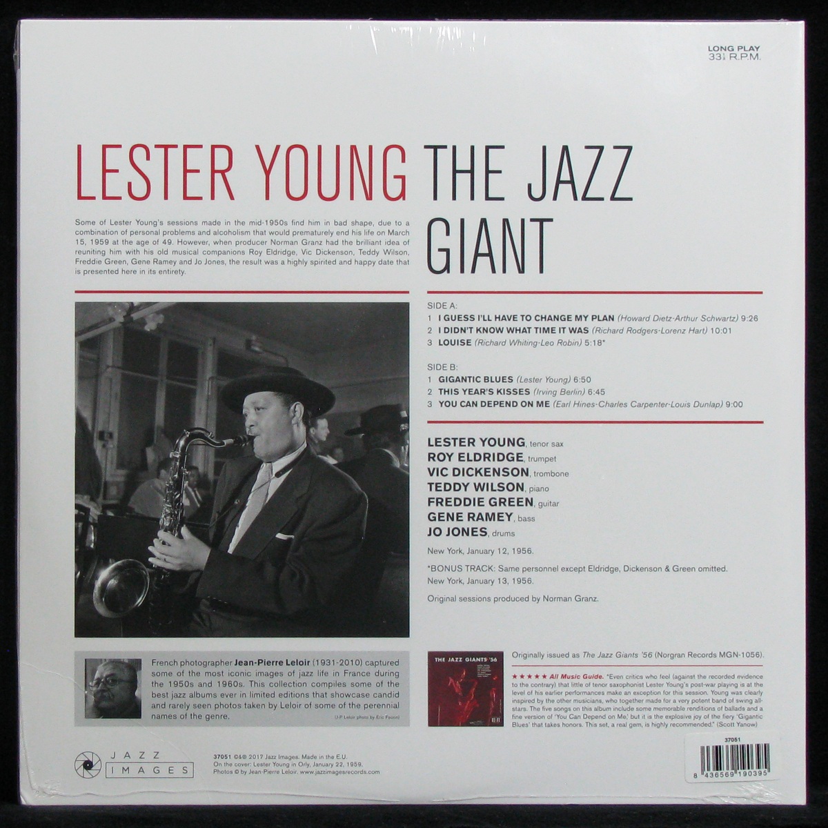 LP Lester Young — Jazz Giant фото 2