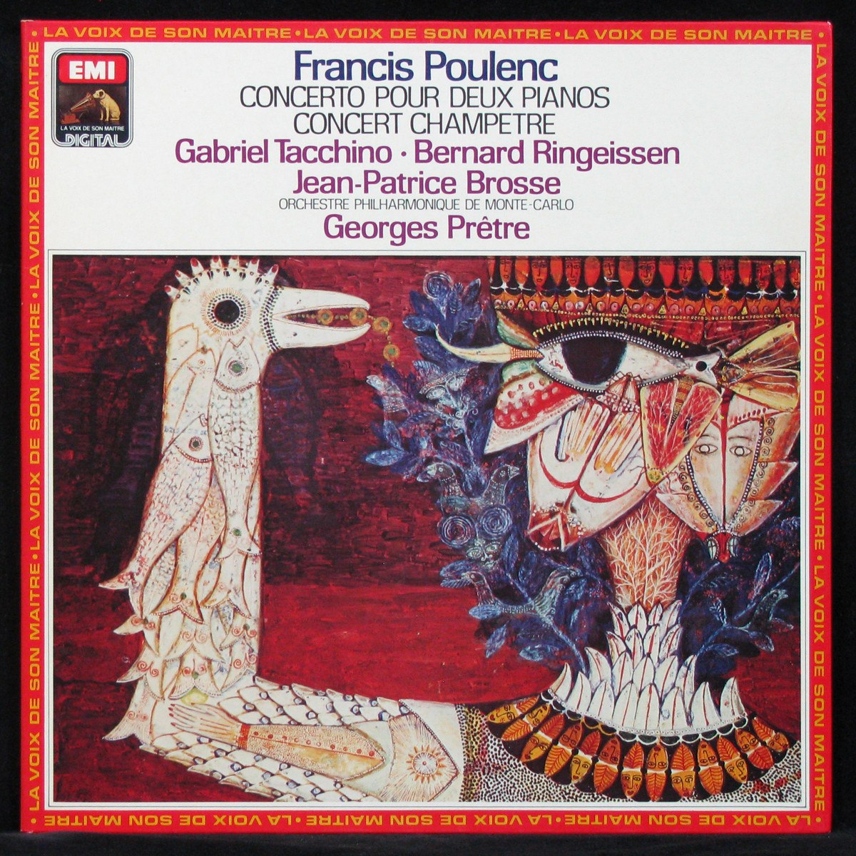 LP Georges Pretre — Francis Poulenc: Concerto Pour Deux Pianos / Concert Champetre фото