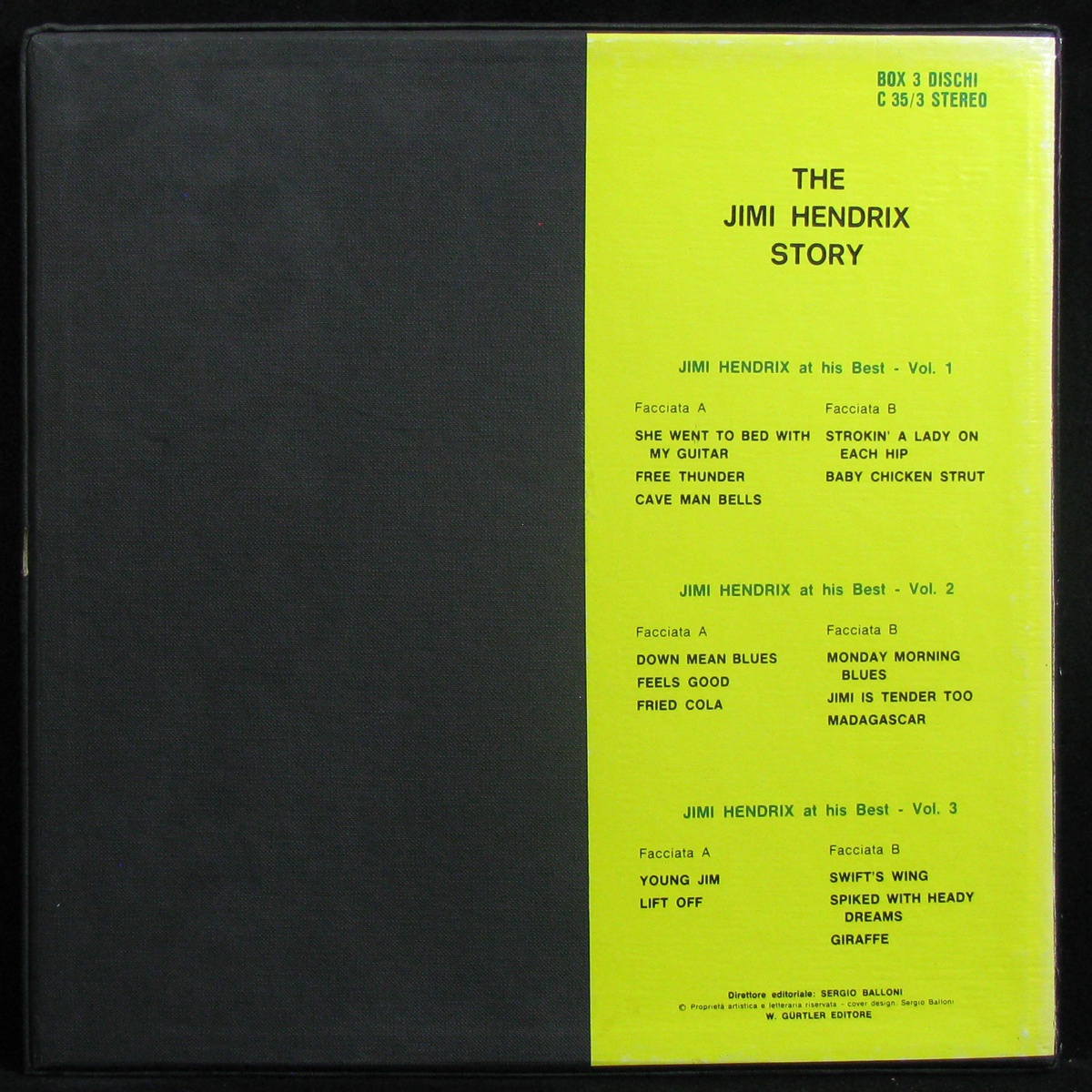 LP Jimi Hendrix — Jimi Hendrix Story Vol. 1-3 (3LP BOX) фото 2