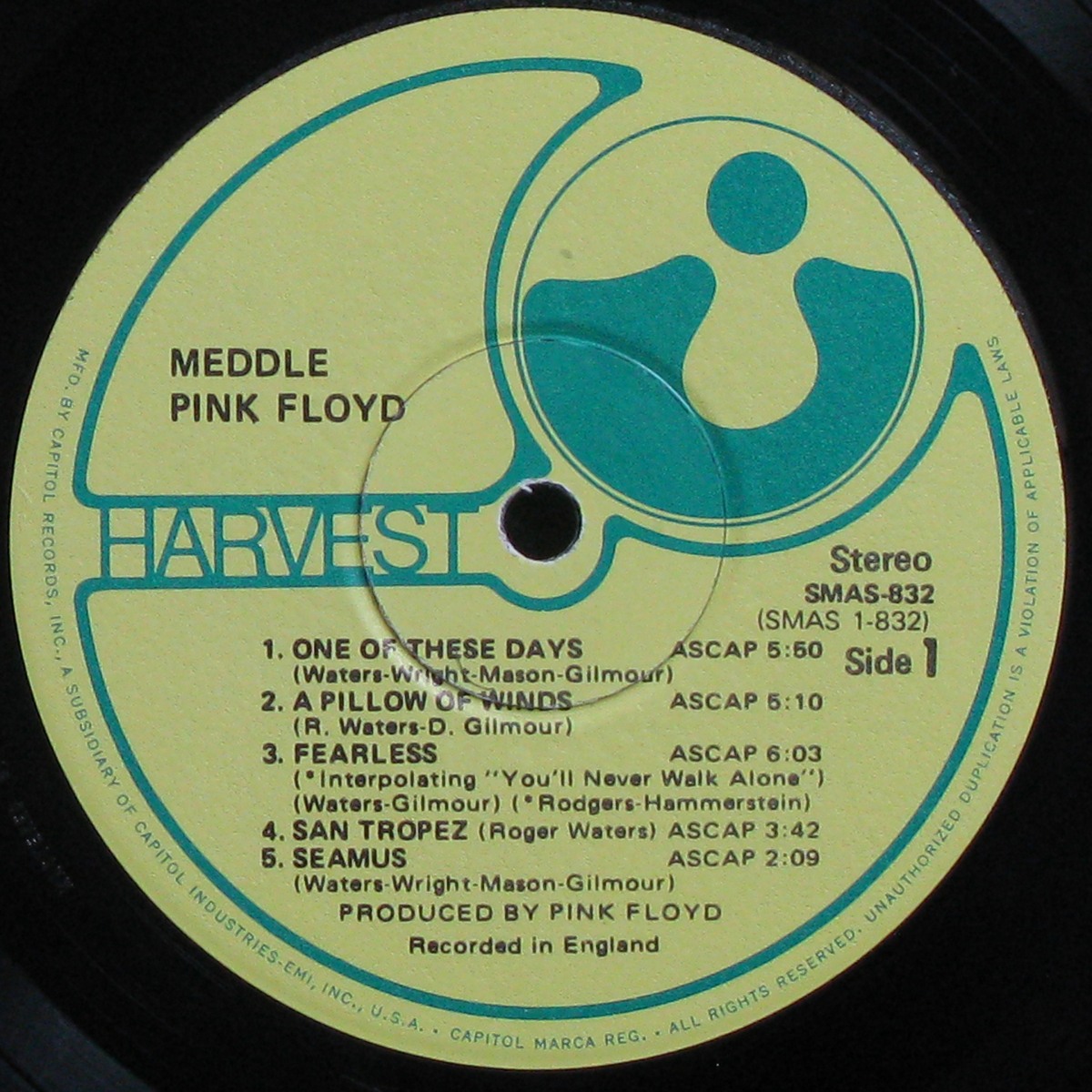 LP Pink Floyd — Meddle фото 4