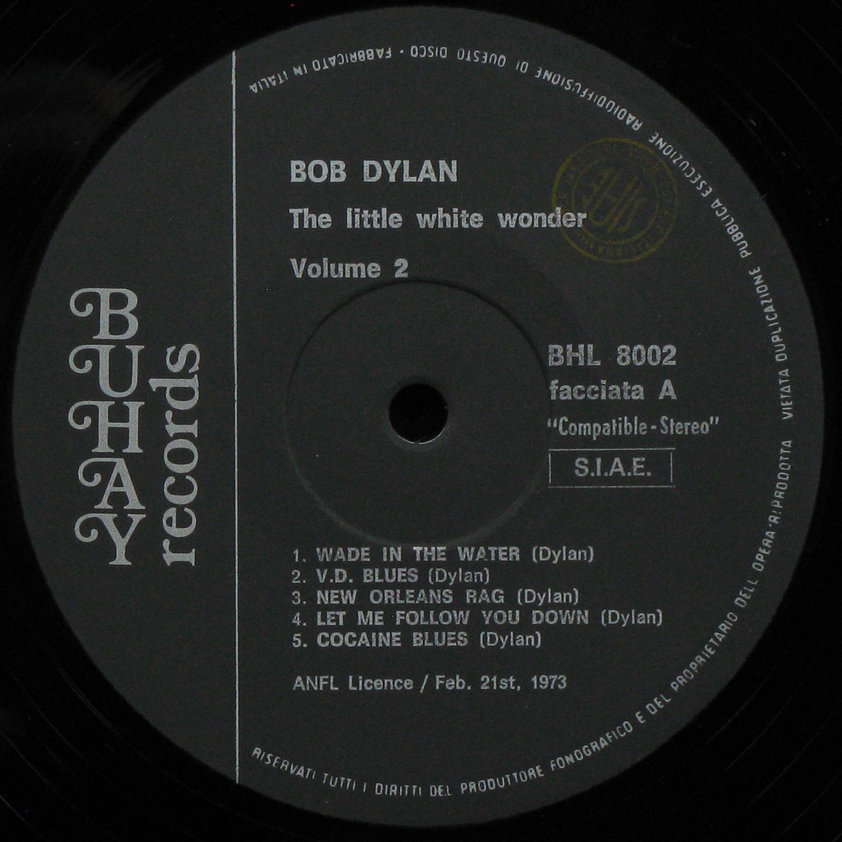 LP Bob Dylan — Little White Wonder - Volume 2 фото 2