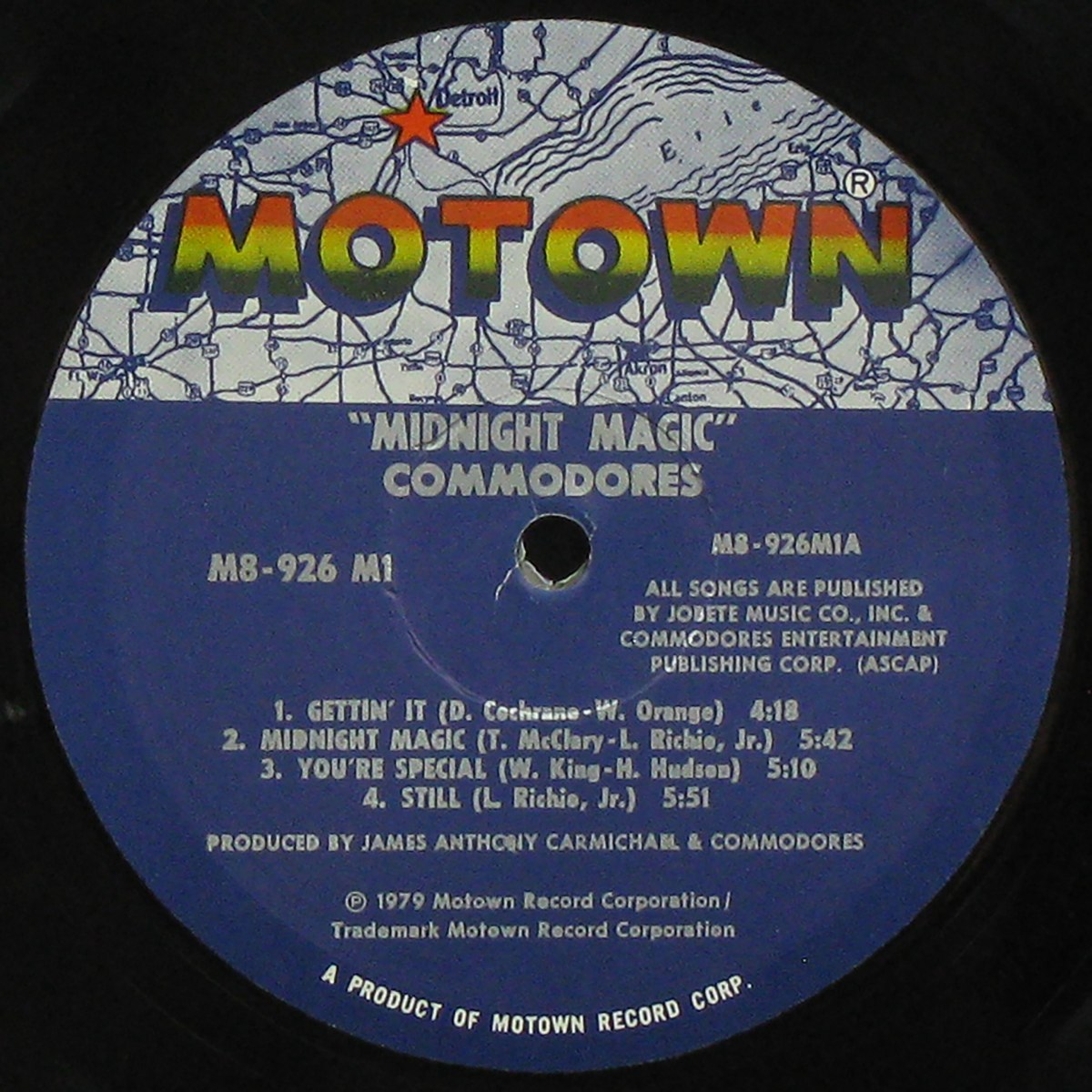LP Commodores — Midnight Magic фото 2