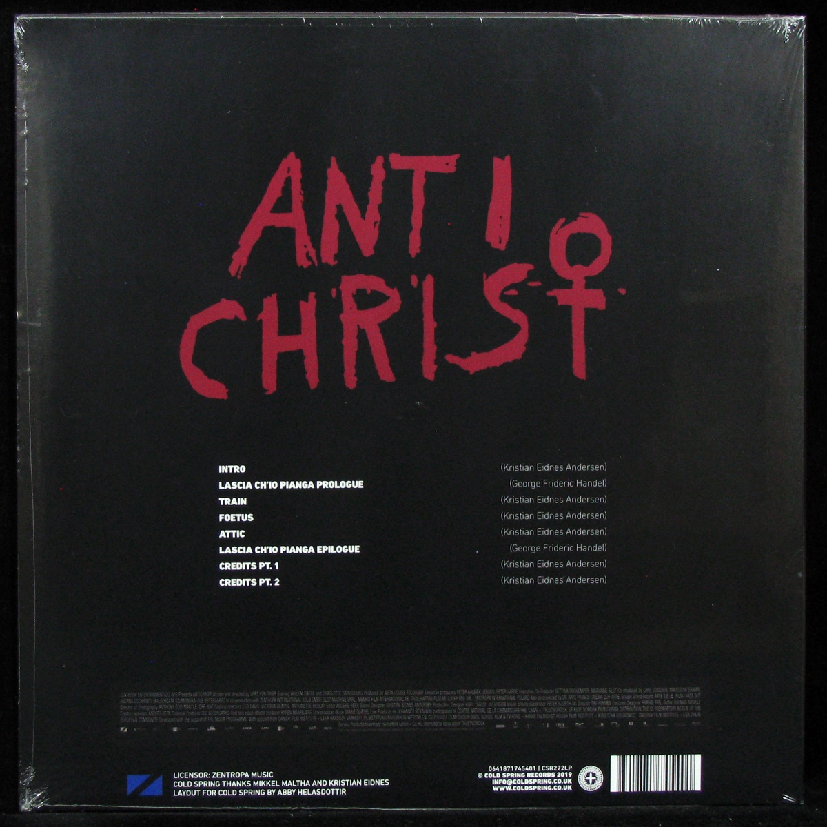 LP Kristian Eidnes Andersen — Antichrist (Original Movie Soundtrack) фото 2