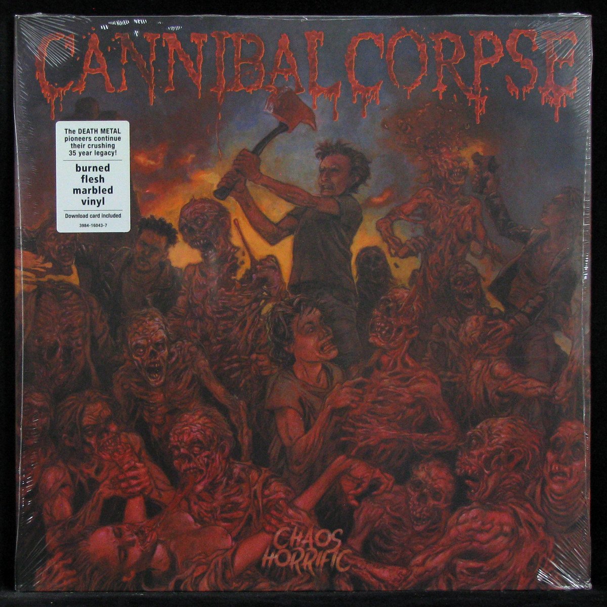 LP Cannibal Corpse — Chaos Horrific (coloured vinyl) фото