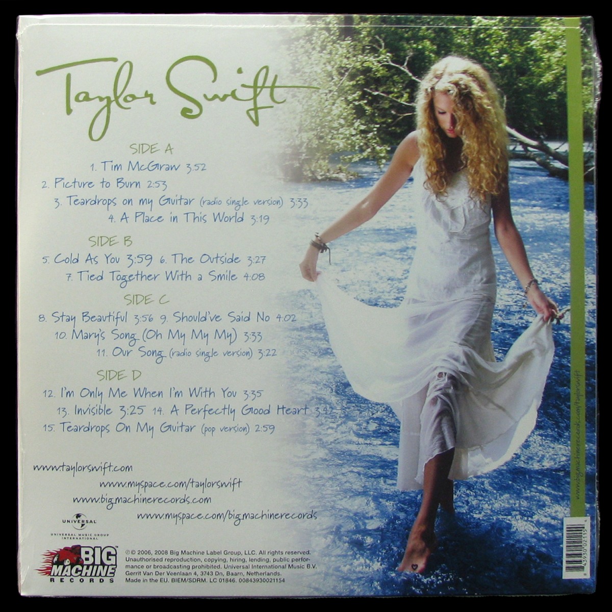 LP Taylor Swift — Taylor Swift (2LP) фото 2