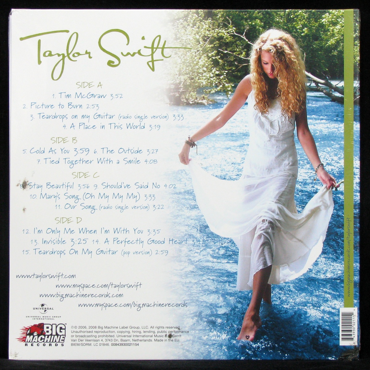 LP Taylor Swift — Taylor Swift (2LP) фото 2