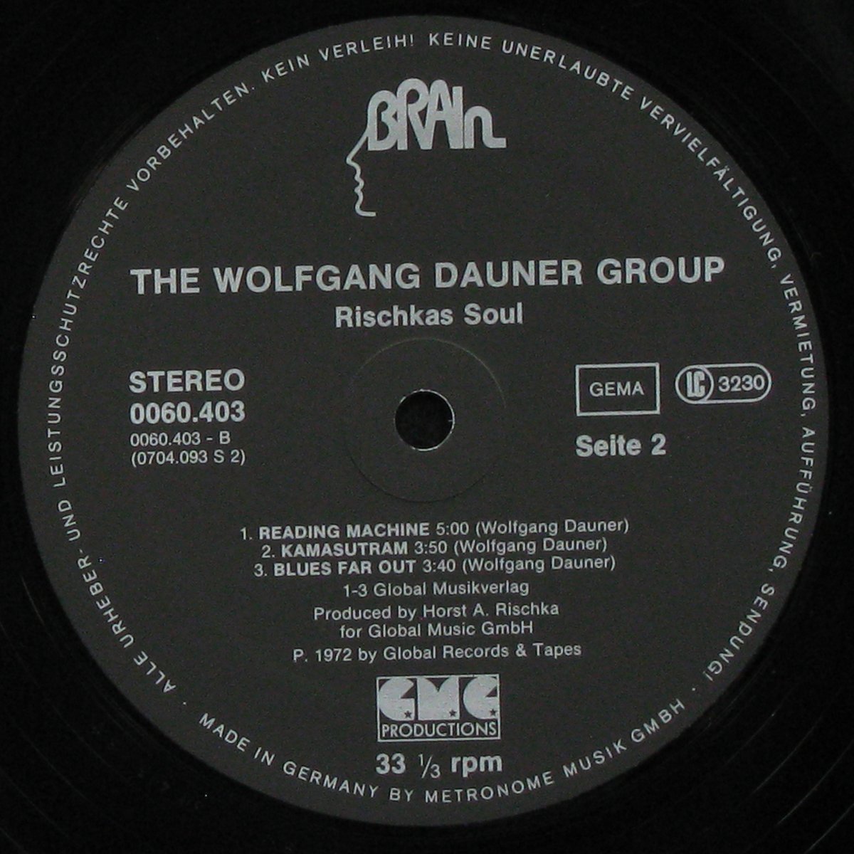 LP Wolfgang Dauner Group — Rischkas Soul фото 4