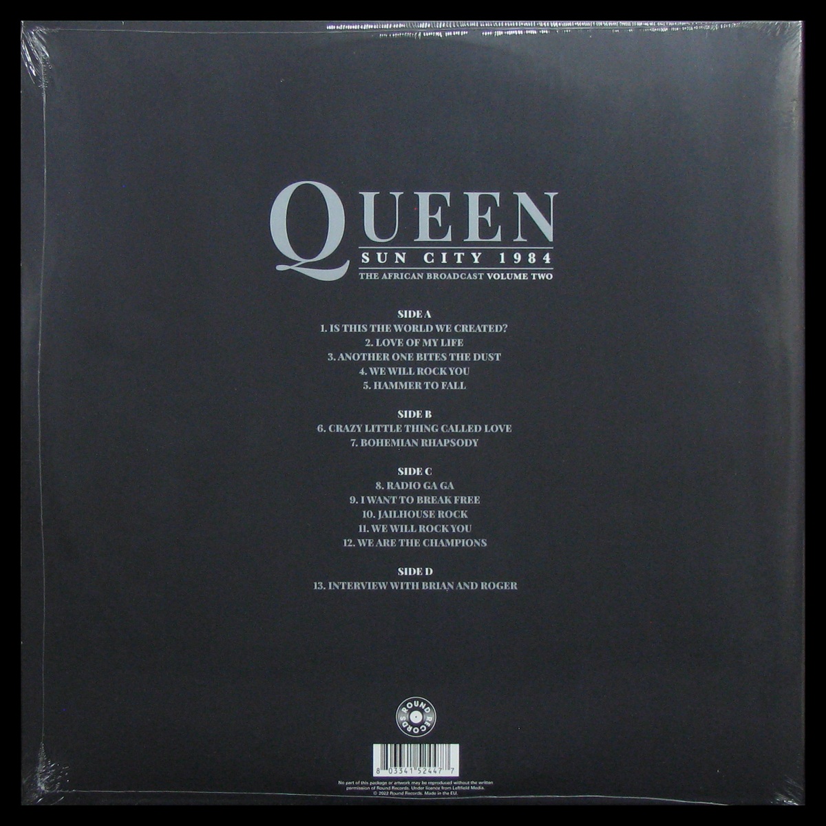 LP Queen — Sun City 1984 - The African Broadcast Volume Two фото 2