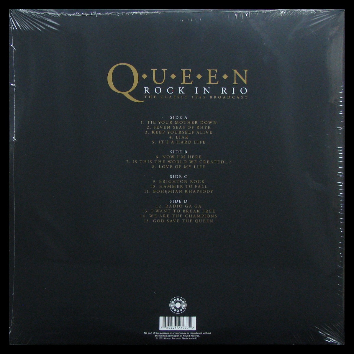 LP Queen — Rock In Rio The Classic 1985 Broadcast (2LP, coloured vinyl) фото 2