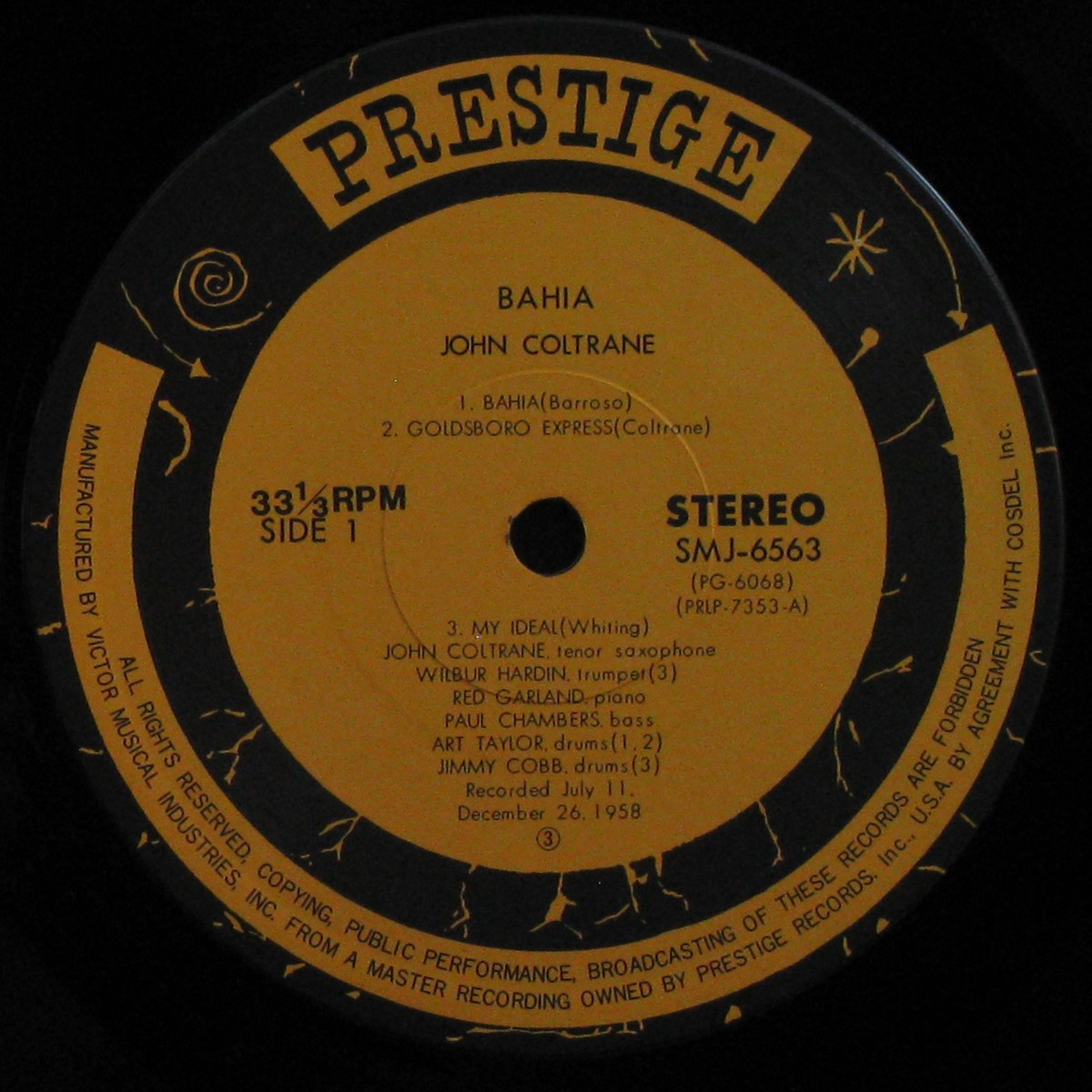LP John Coltrane — Bahia  (+ obi) фото 3