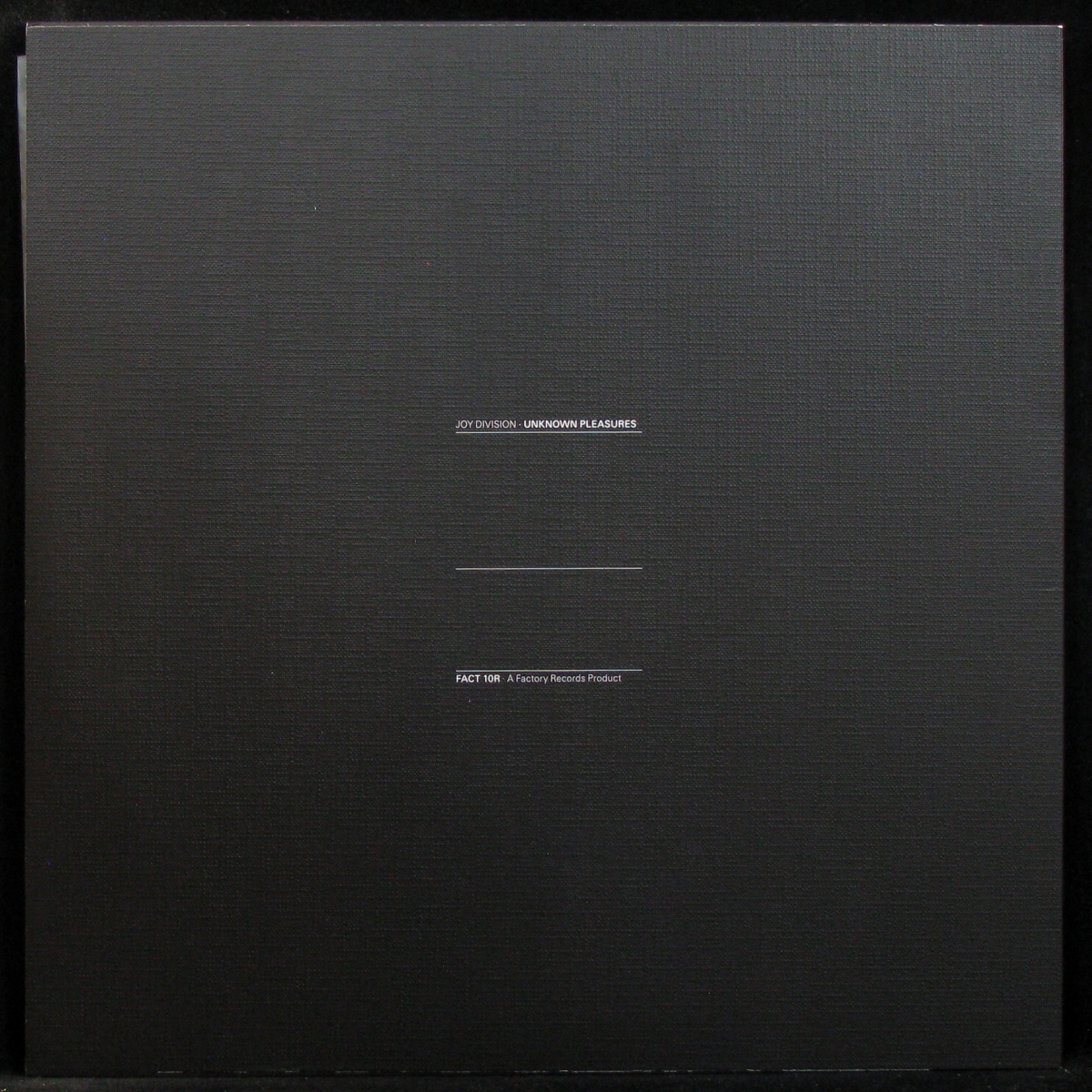 LP Joy Division — Unknown Pleasures фото 2