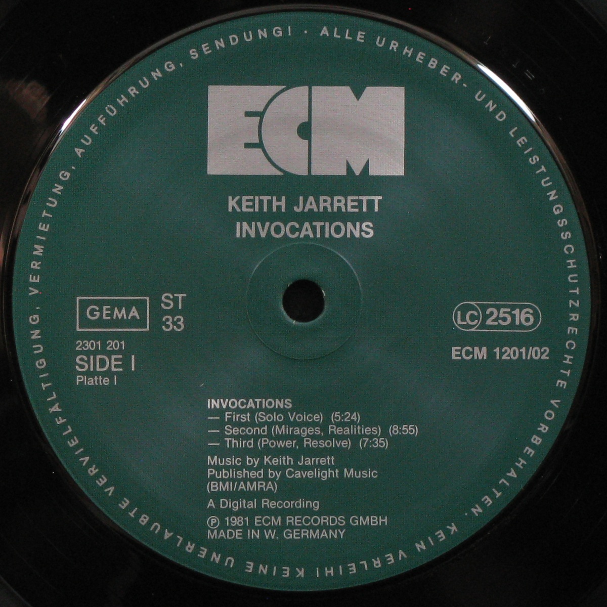 LP Keith Jarrett — Invocations / Moth And The Flame (2LP) фото 3