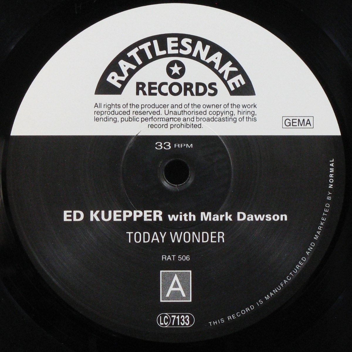 LP Ed Kuepper / Mark Dawson — Today Wonder фото 2