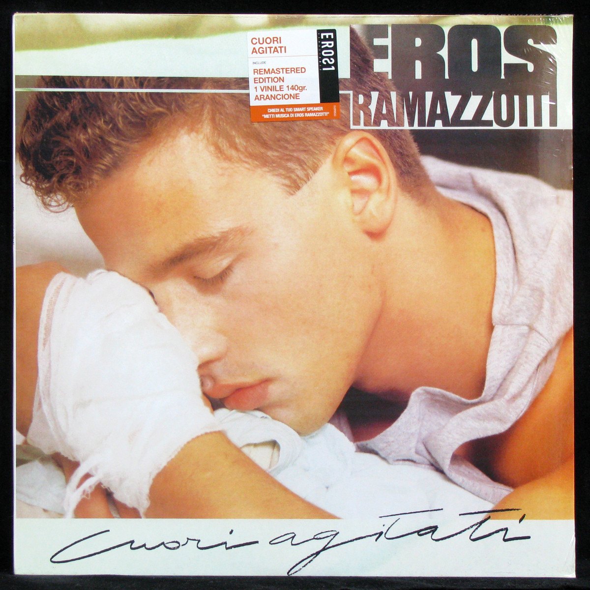 LP Eros Ramazzotti — Cuori Agitati (coloured vinyl) фото