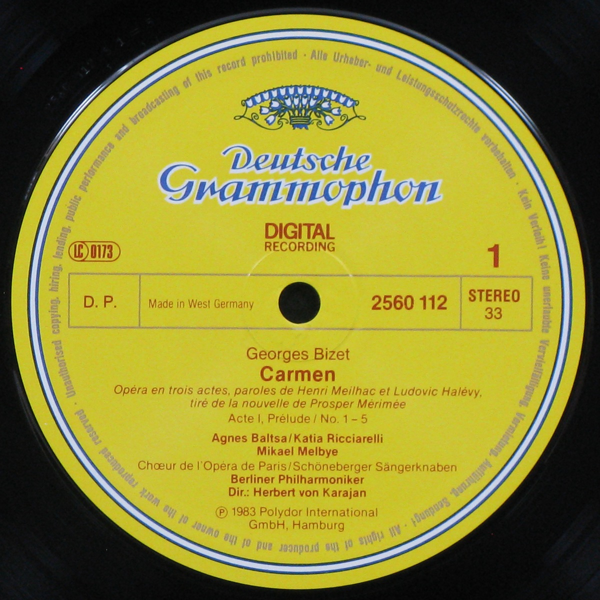 LP Herbert Von Karajan — Georges Bizet: Carmen (3LP Box) фото 3