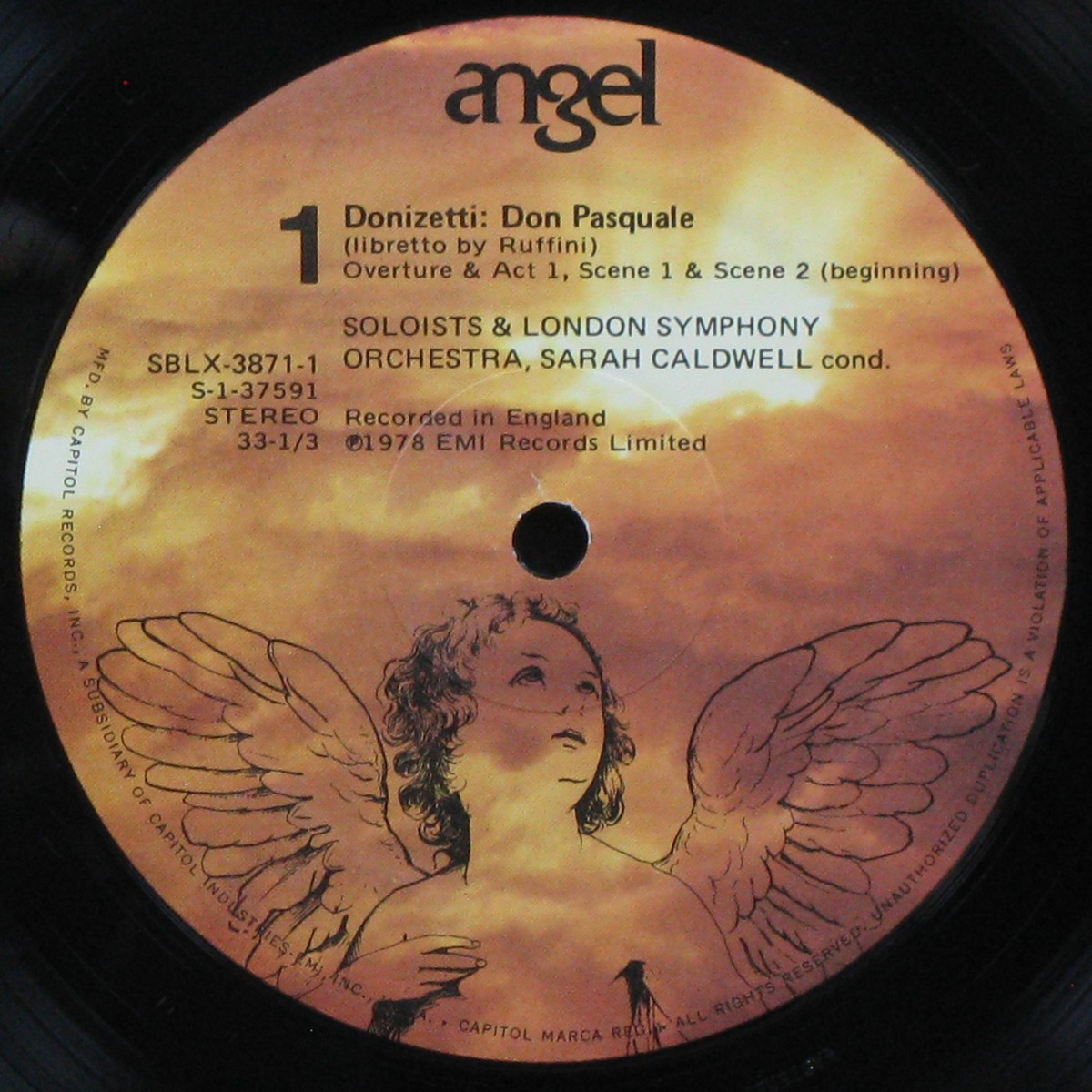 LP Sarah Caldwell — Donizetti: Don Pasquale (2LP Box, + book) фото 2