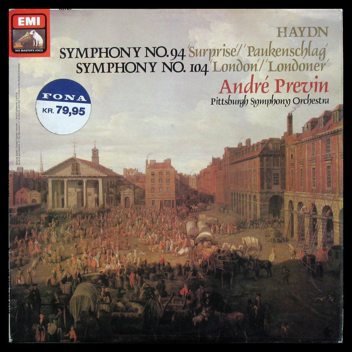 LP Andre Previn — Haydn: Symphony No. 94 'Surprise' / Symphony No. 104 'London' фото