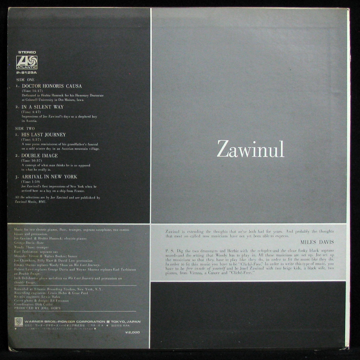 LP Joe Zawinul — Zawinul фото 3