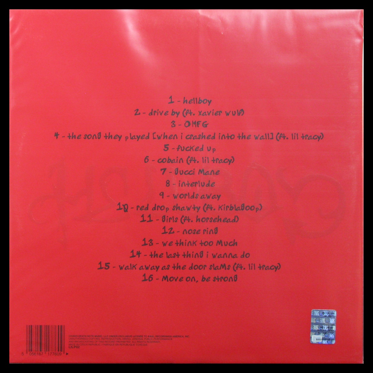 LP Lil Peep — Hellboy (2LP, coloured vinyl) фото 2