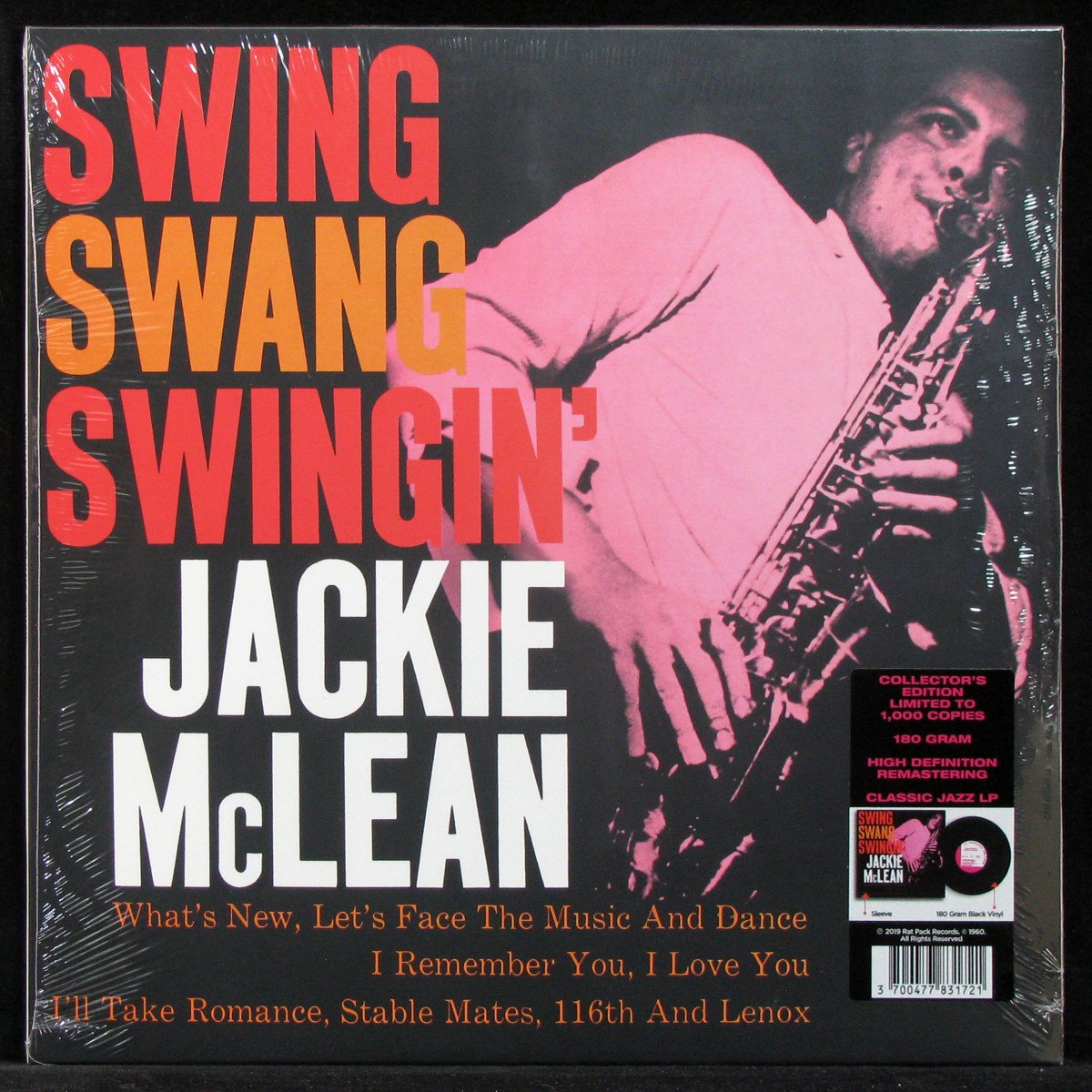 LP Jackie McLean — Swing, Swang, Swingin' фото