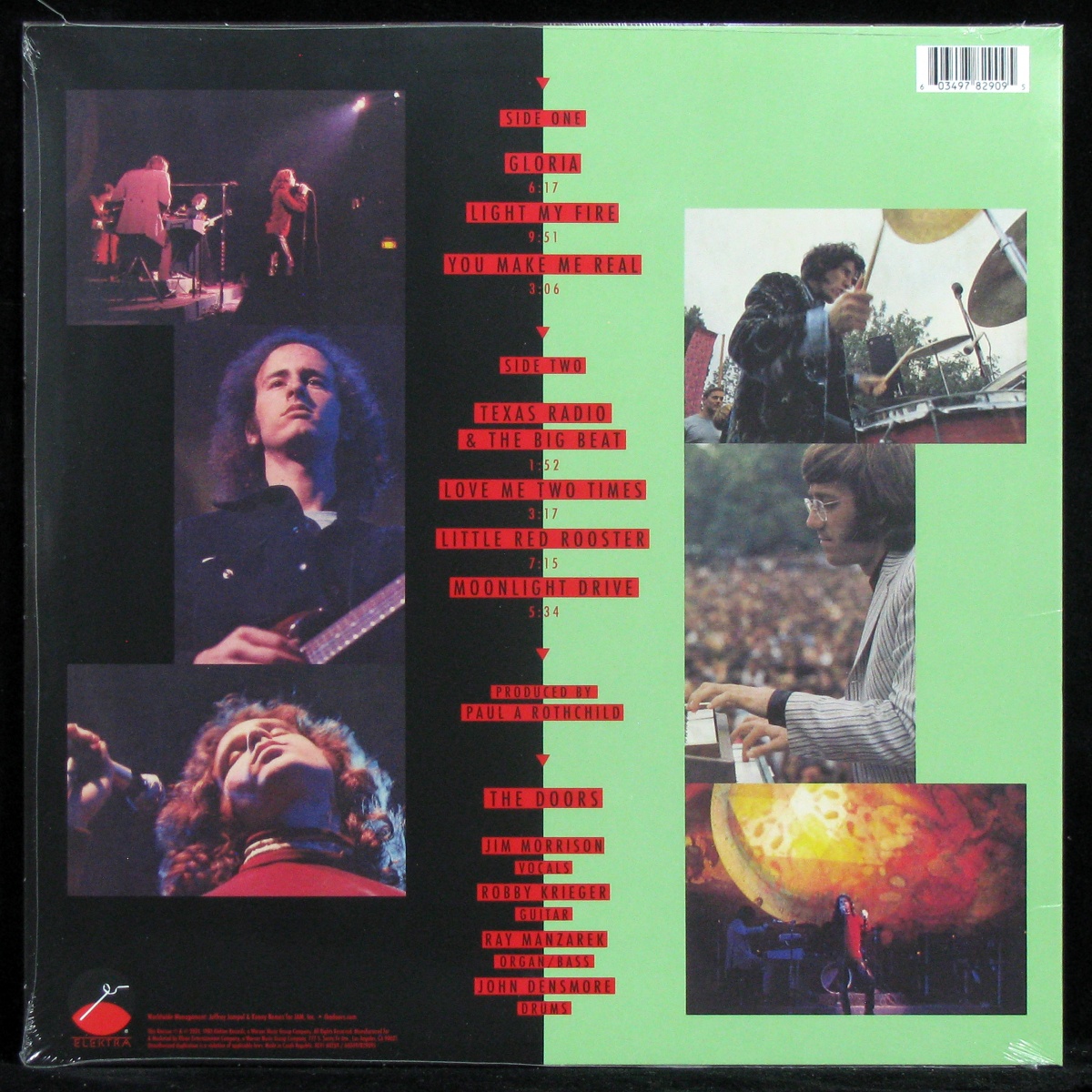 LP Doors — Alive, She Cried (coloured vinyl) фото 2
