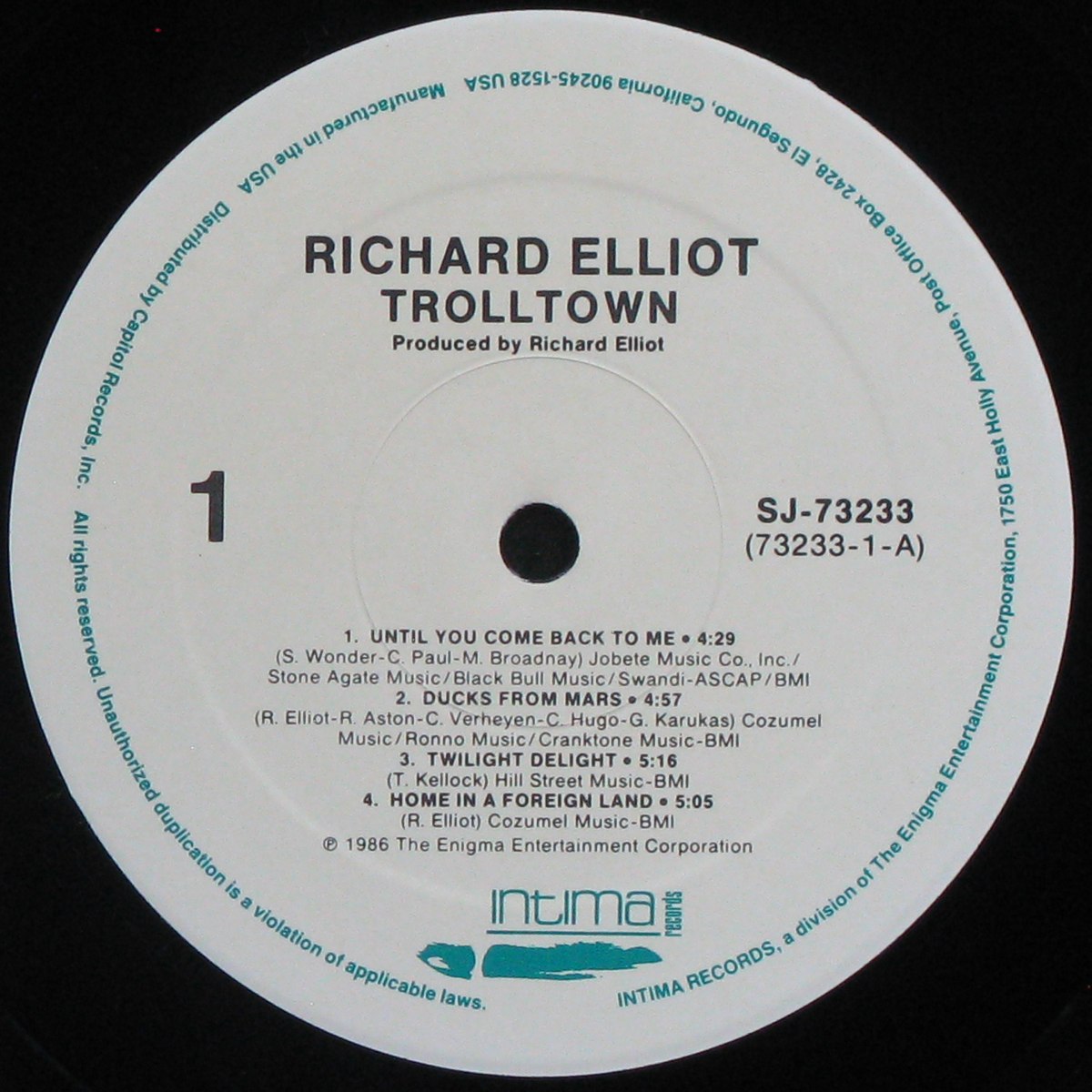 LP Richard Elliot — Trolltown фото 2