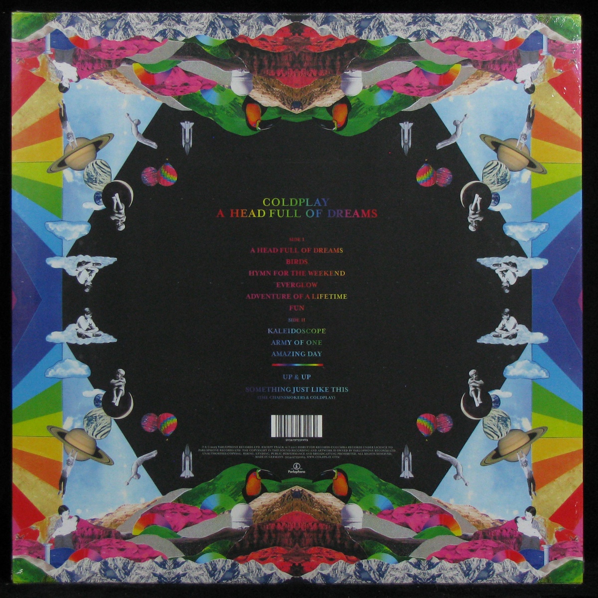 LP Coldplay — A Head Full Of Dreams (coloured vinyl, + poster) фото 2
