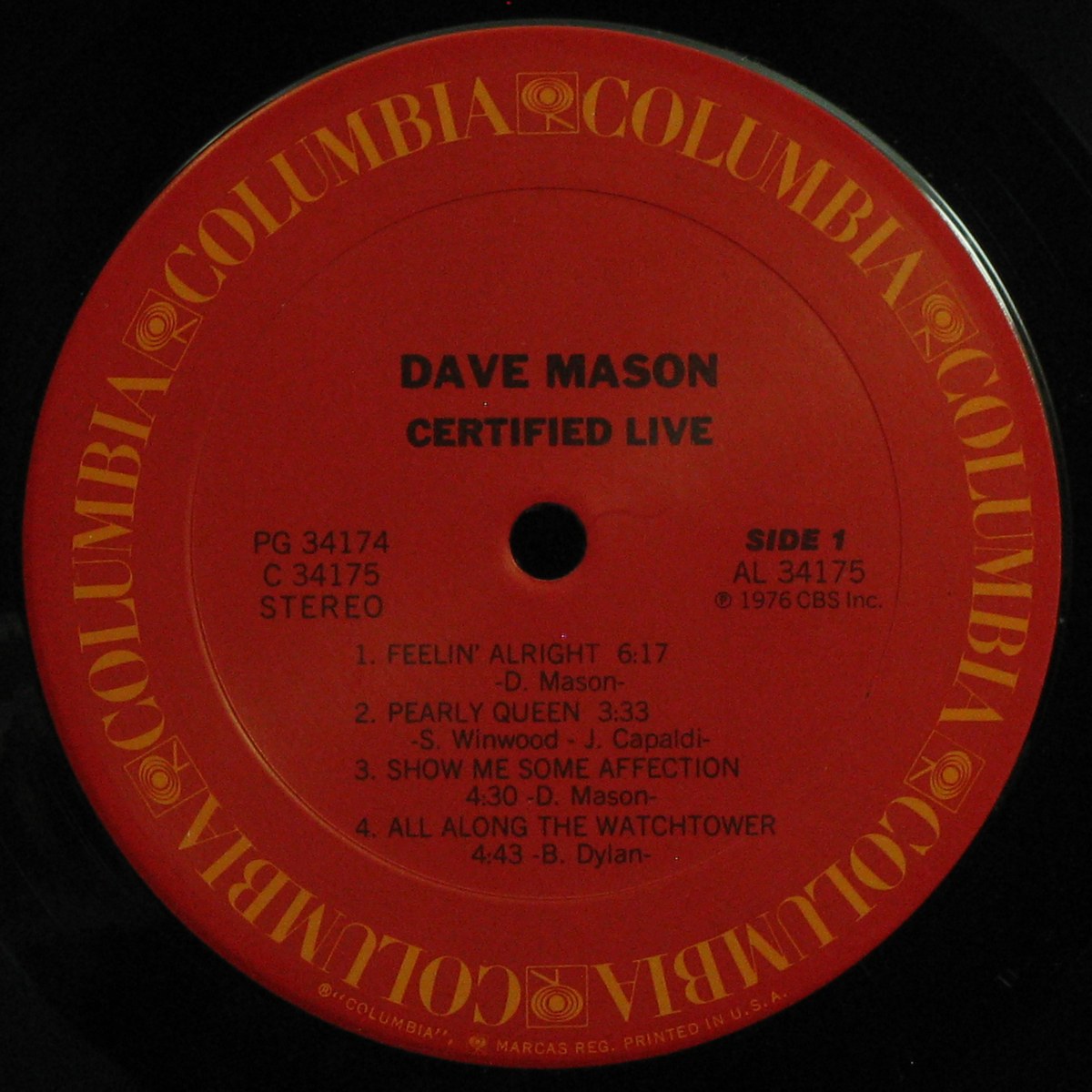 LP Dave Mason — Certified Live (2LP) фото 2