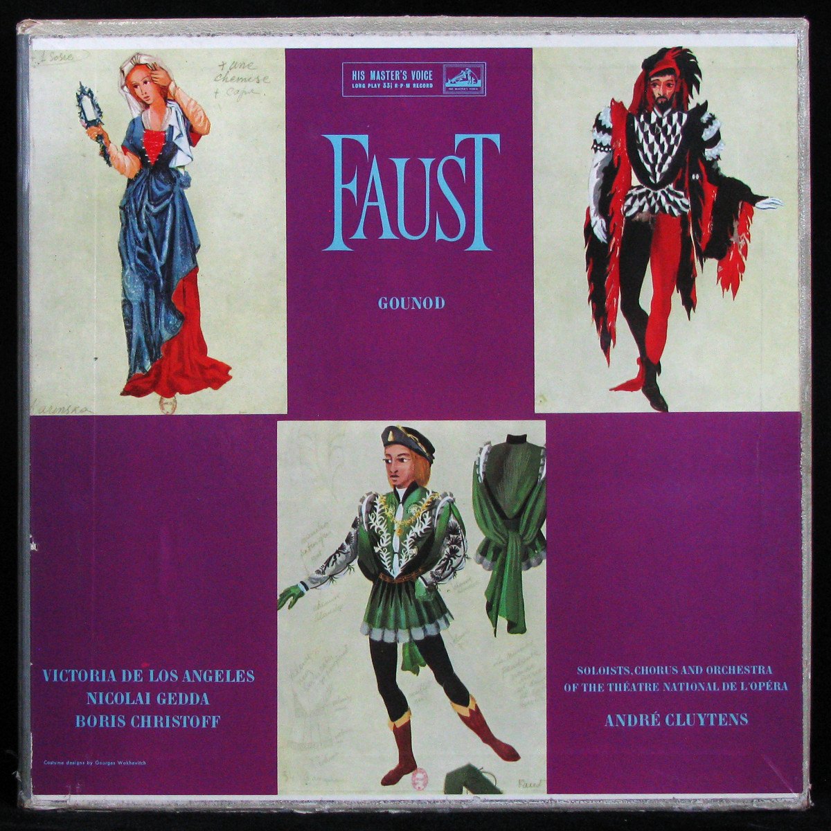 LP Andre Cluytens — Gounod: Faust (4LP Box, + book) фото