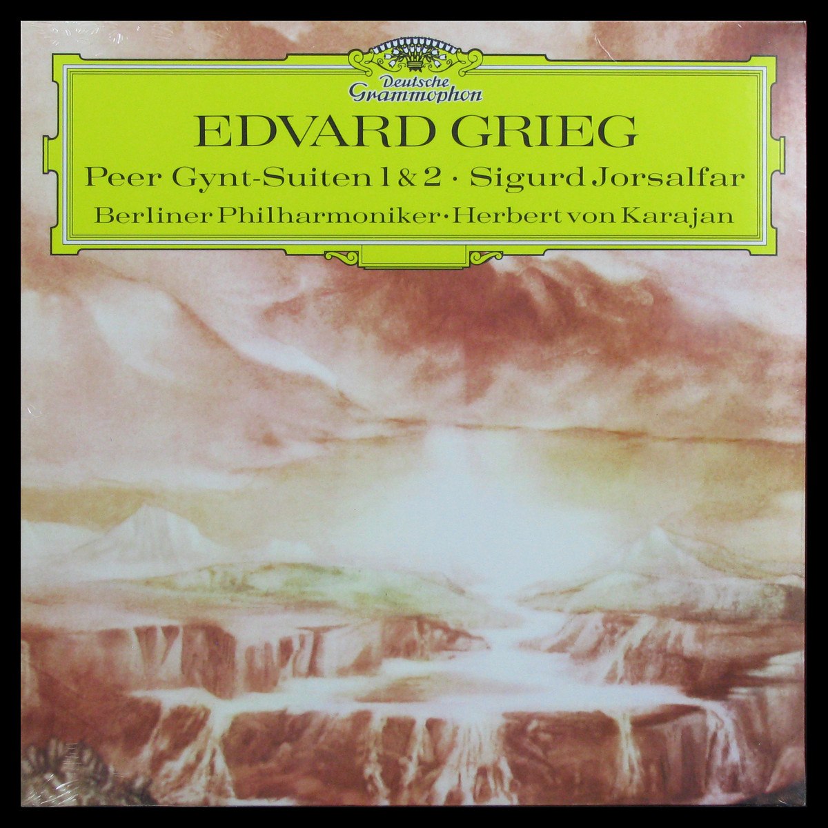 LP Herbert von Karajan / Berliner Philharmoniker — Edvard Grieg: Peer Gynt-Suiten 1 & 2 / Sigurd Jorsalfar фото