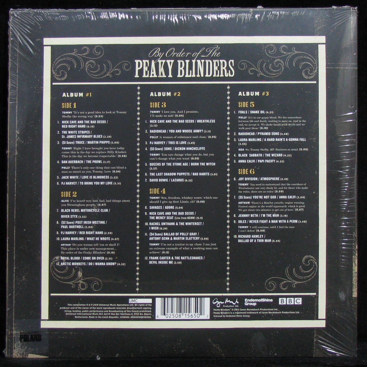 LP V/A — Peaky Blinders (Official Soundtrack) (3LP) фото 2