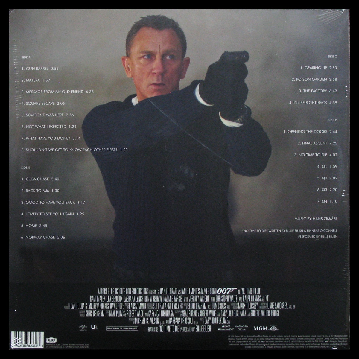 LP Hans Zimmer — No Time To Die (Original Motion Picture Soundtrack) (2LP) фото 2