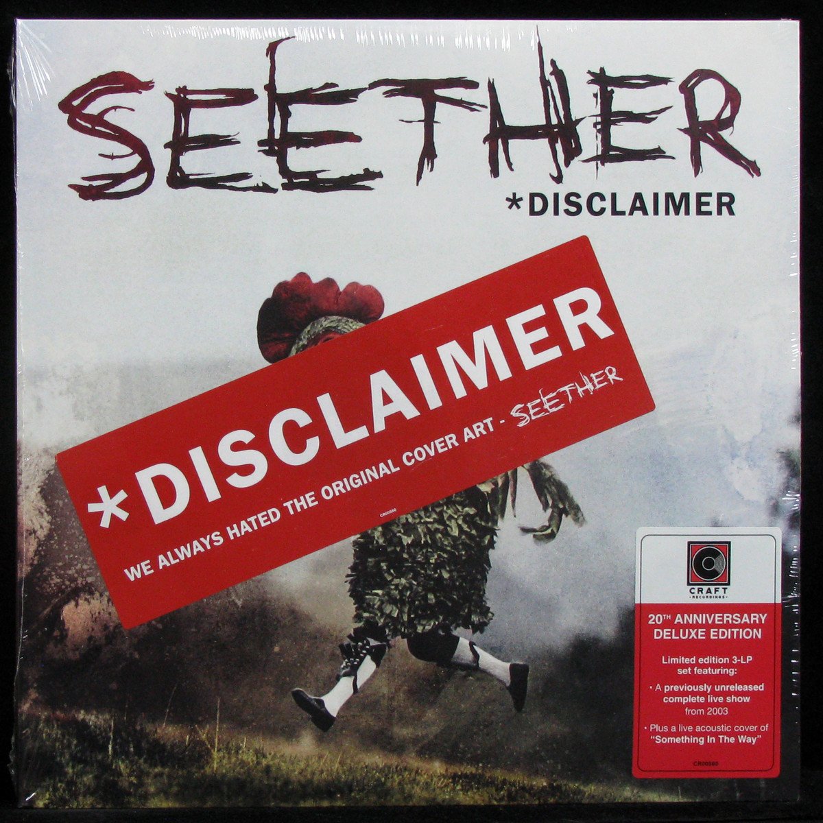 LP Seether — Disclaimer (3LP) фото