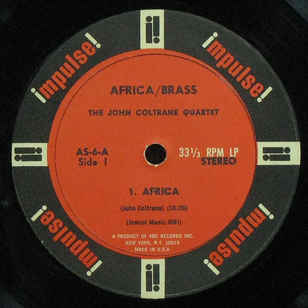 LP John Coltrane — Africa / Brass фото 4