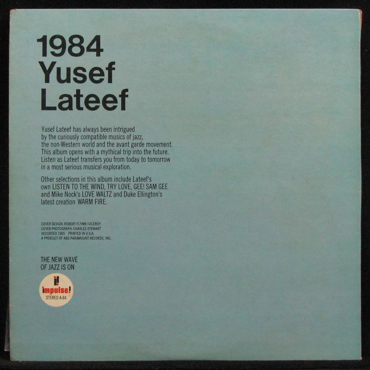 LP Yusef Lateef — 1984 фото 2