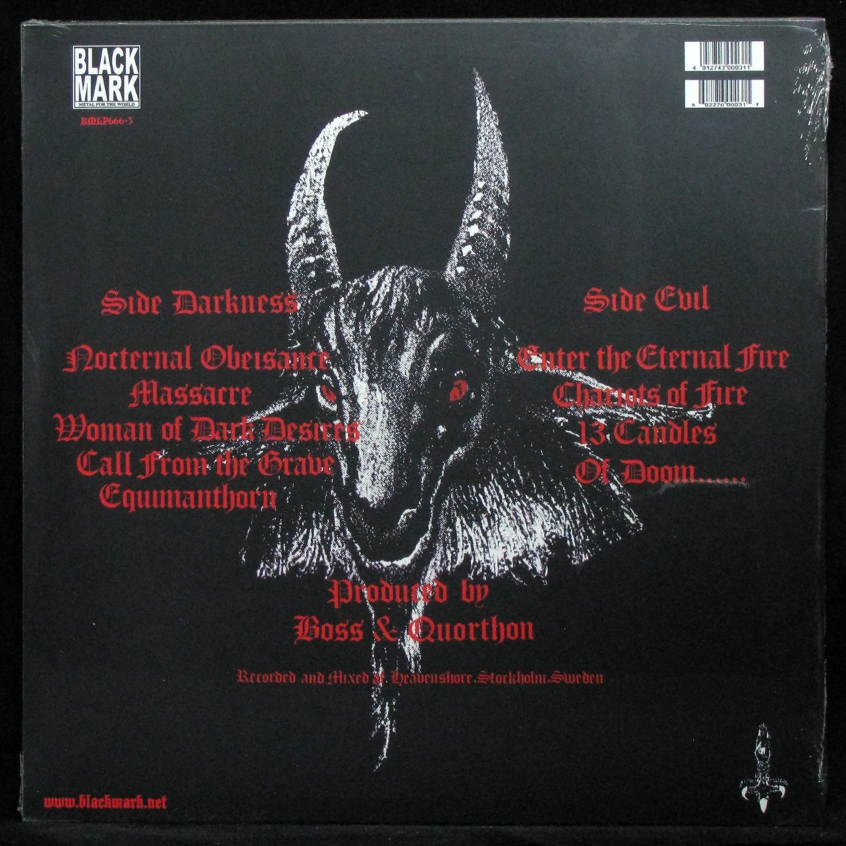 LP Bathory — Under The Sign Of The Black Mark фото 2