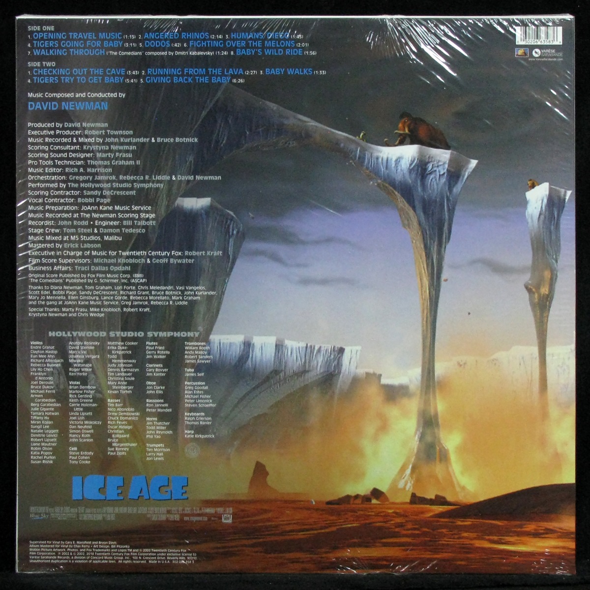 LP David Newman — Ice Age (Original Motion Picture Soundtrack) (picture disc) фото 2