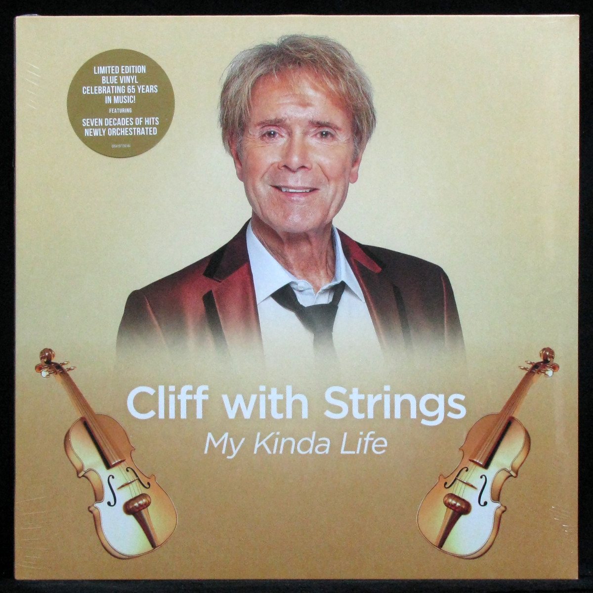 LP Cliff Richard — Cliff With Strings (My Kinda Life) (coloured vinyl) фото