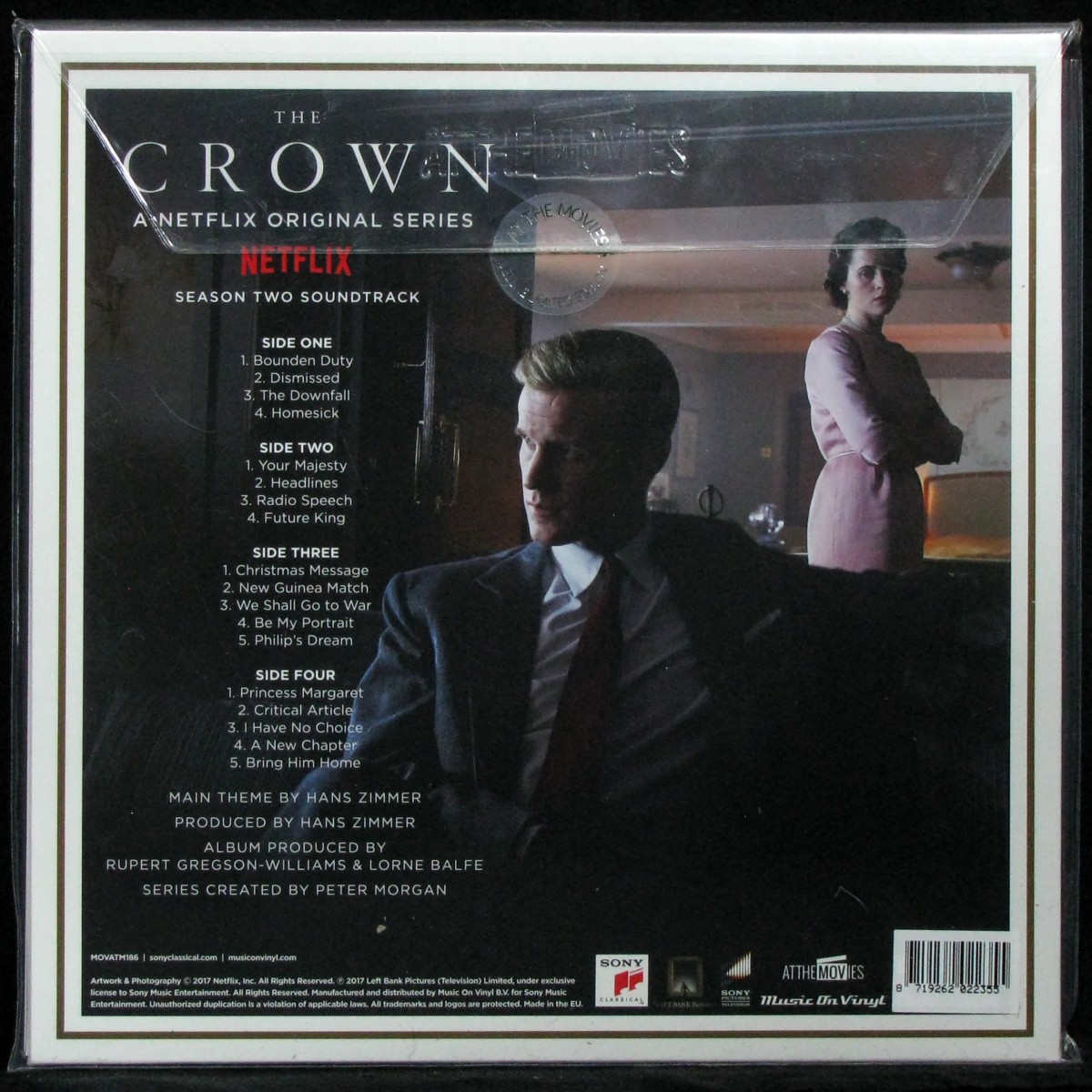 LP Soundtrack — Crown, Season 2 (2LP) фото 2
