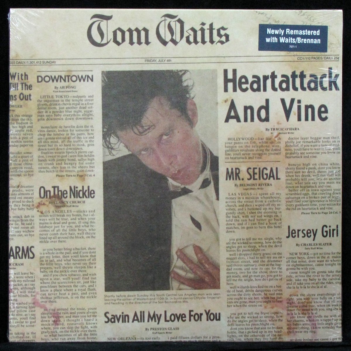 LP Tom Waits — Heartattack And Vine фото
