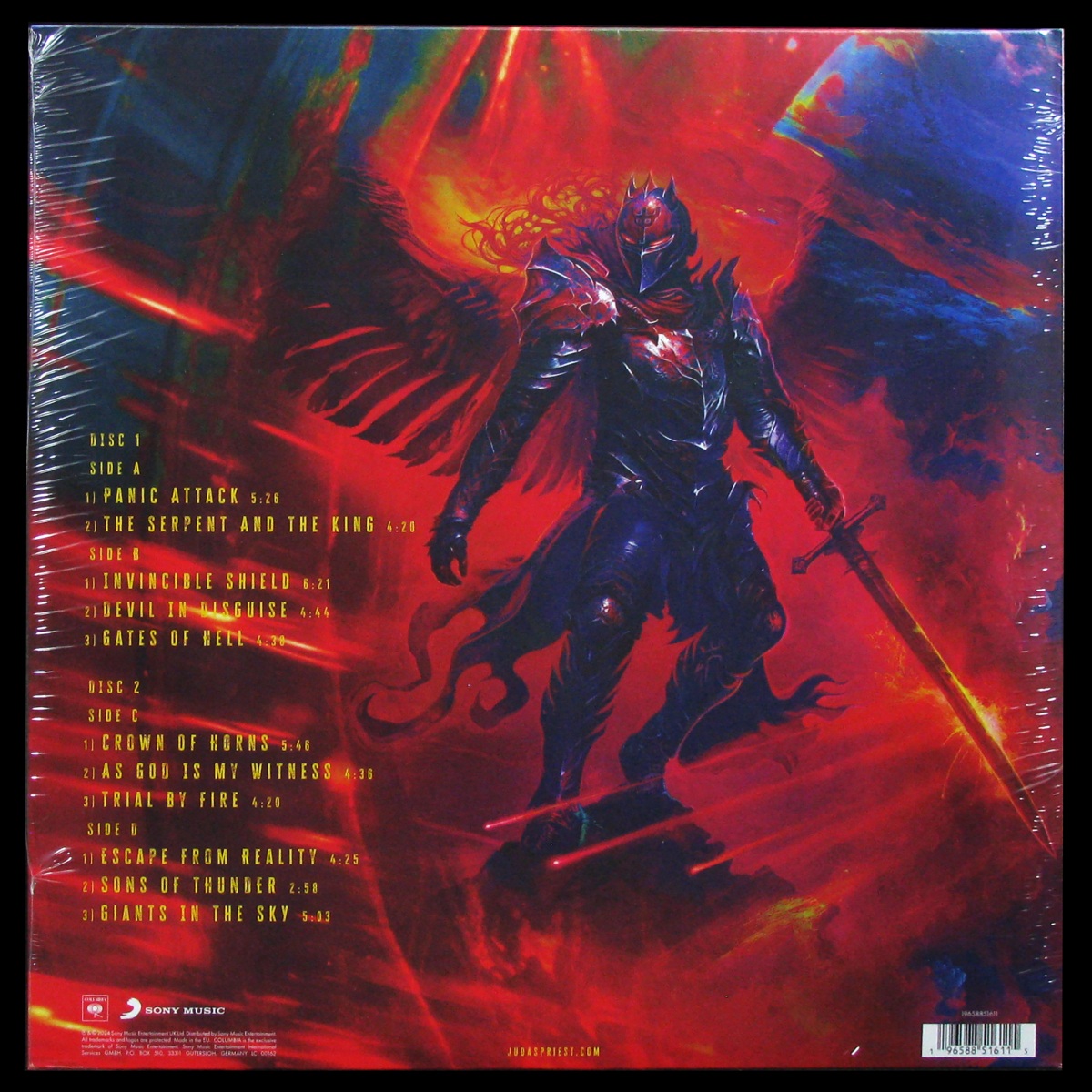 LP Judas Priest — Invincible Shield (2LP) фото 2
