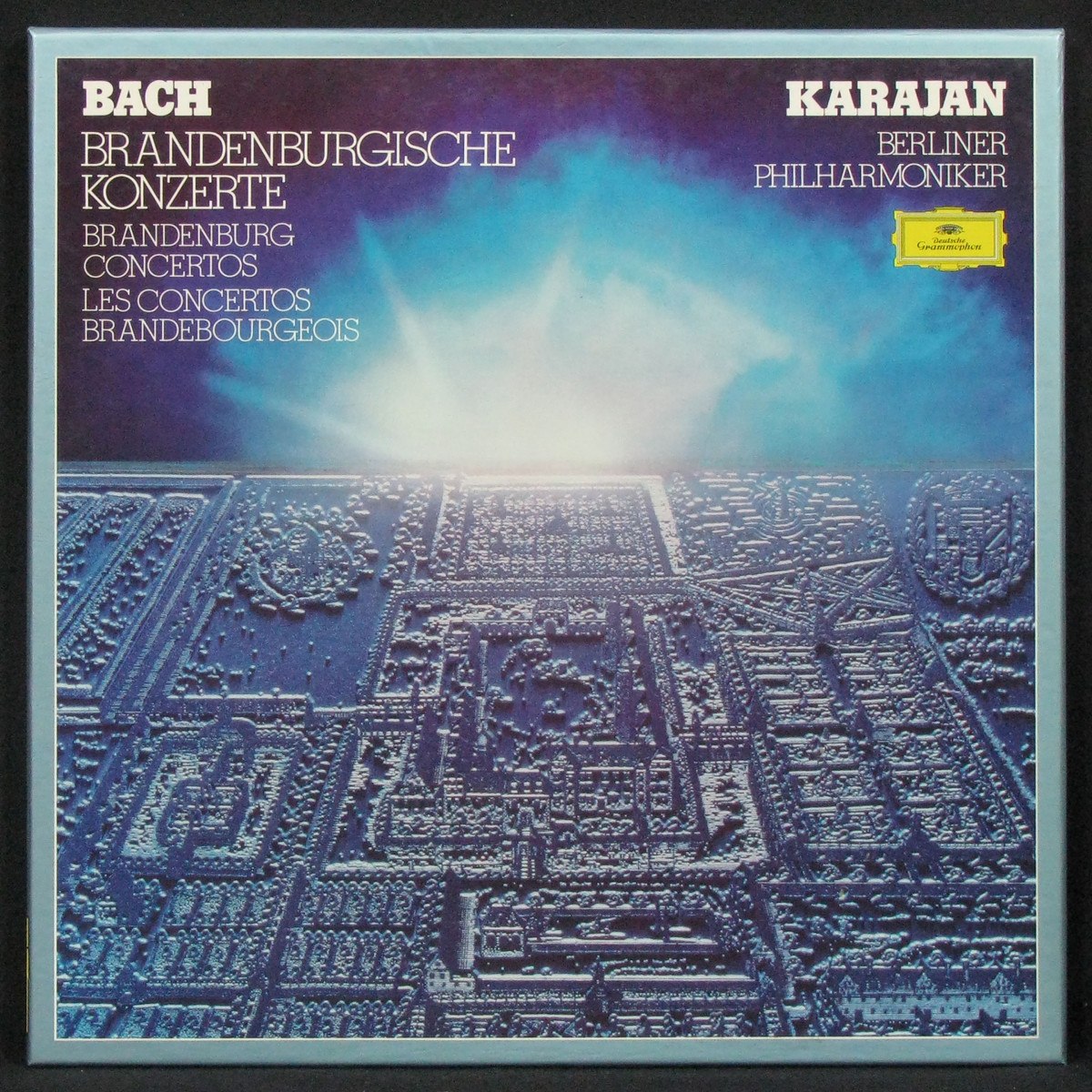 LP Herbert Von Karajan — Bach: Brandenburgische Konzerte / Brandenburg Concertos / Les Concertos Brandebourgeois (2LP Box, + booklet) фото